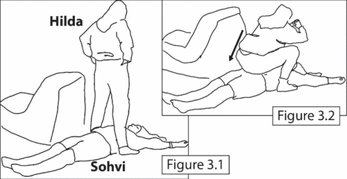 Figures 3.1–3.2 The first squat.