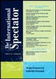 Cover image for The International Spectator, Volume 46, Issue 4, 2011