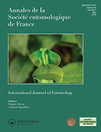 Cover image for Annales de la Société entomologique de France (N.S.), Volume 55, Issue 3, 2019