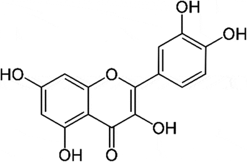 Figure 1. Quercetin chemical structure.