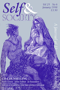 Cover image for Self & Society, Volume 25, Issue 6, 1998
