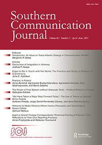 Cover image for Southern Communication Journal, Volume 86, Issue 2, 2021