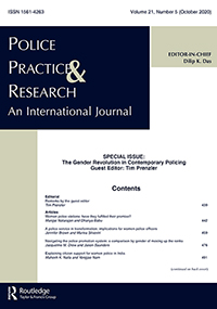 Cover image for Police Practice and Research, Volume 21, Issue 5, 2020