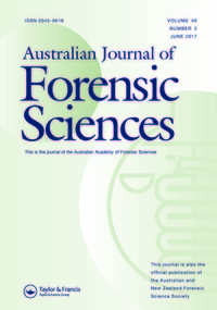 Cover image for Australian Journal of Forensic Sciences, Volume 49, Issue 3, 2017