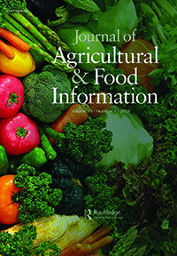 Cover image for Journal of Agricultural & Food Information, Volume 19, Issue 1, 2018