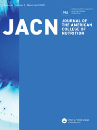 Cover image for Journal of the American Nutrition Association, Volume 39, Issue 3, 2020