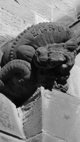 Figure 5. Old College/Rock Factory gargoyles (Source: Literary Atlas).