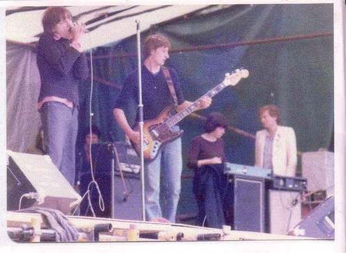 Figure 4. The Fall and Tony Wilson at Deeply Vale 1978 (copyright Chris Hewitt).