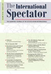 Cover image for The International Spectator, Volume 58, Issue 1, 2023