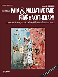 Cover image for Journal of Pain & Palliative Care Pharmacotherapy, Volume 25, Issue 2, 2011