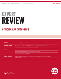 Cover image for Expert Review of Molecular Diagnostics, Volume 16, Issue 12, 2016
