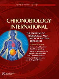 Cover image for Chronobiology International, Volume 38, Issue 6, 2021