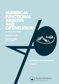 Cover image for Numerical Functional Analysis and Optimization, Volume 43, Issue 8, 2022