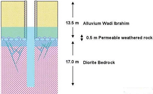 Figure 2 Shape and dimension of Zamzam well. (Color figure available online.)