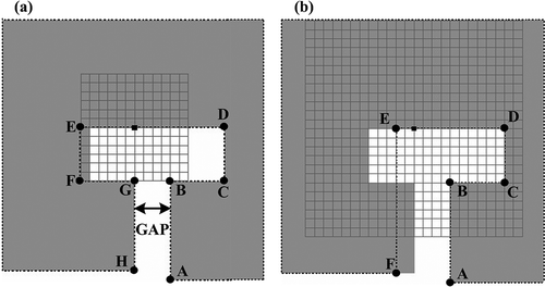 Figure 9. Comparison of two detectors with 12 × 12 cells (a) and 24 × 24 cells (b).