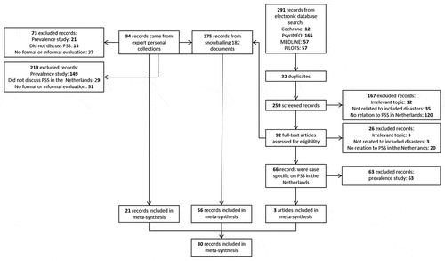 Figure 1. Inclusion scheme. PSS, psychosocial support.