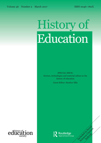 Cover image for History of Education, Volume 46, Issue 2, 2017