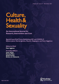 Cover image for Culture, Health & Sexuality, Volume 23, Issue 11, 2021