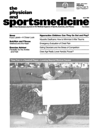 Cover image for The Physician and Sportsmedicine, Volume 18, Issue 4, 1990