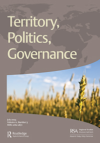 Cover image for Territory, Politics, Governance, Volume 11, Issue 5, 2023