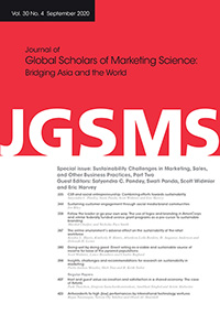 Cover image for Journal of Global Scholars of Marketing Science, Volume 30, Issue 4, 2020