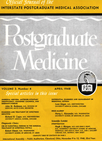 Cover image for Postgraduate Medicine, Volume 3, Issue 4, 1948