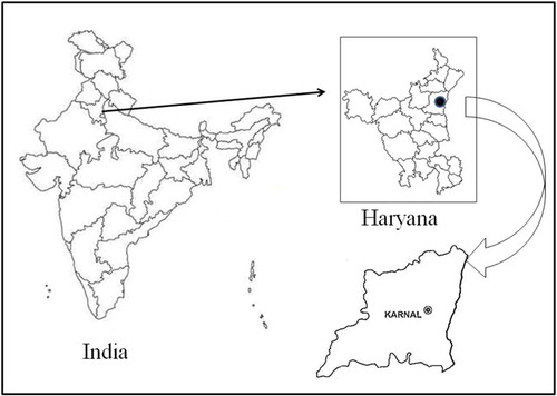 Figure 1. Location of the experiment.