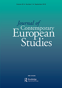 Cover image for Journal of Contemporary European Studies, Volume 26, Issue 3, 2018