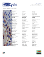 Cover image for Cell Cycle, Volume 9, Issue 20, 2010
