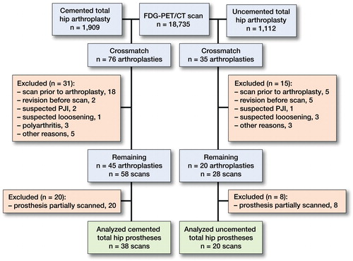 Figure 1. Flow chart of the patient inclusion process.