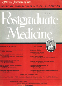 Cover image for Postgraduate Medicine, Volume 4, Issue 1, 1948