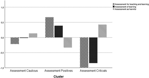 Figure 1. Z-scores of the cluster profiles.