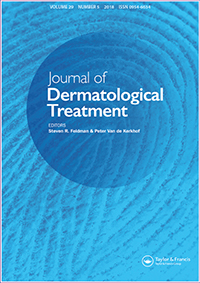 Cover image for Journal of Dermatological Treatment, Volume 29, Issue 5, 2018