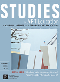 Cover image for Studies in Art Education, Volume 60, Issue 3, 2019
