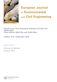 Cover image for European Journal of Environmental and Civil Engineering, Volume 19, Issue sup1, 2015