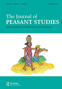 Cover image for The Journal of Peasant Studies, Volume 46, Issue 3, 2019