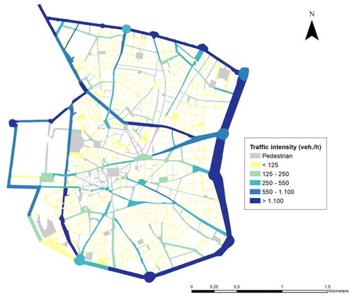 Figure 4. Traffic intensity.