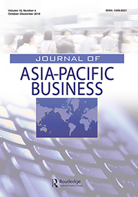 Cover image for Journal of Asia-Pacific Business, Volume 19, Issue 4, 2018