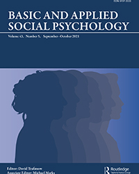 Cover image for Basic and Applied Social Psychology, Volume 43, Issue 5, 2021