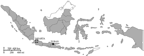 Figure 1. Location of Tuban, Indonesia