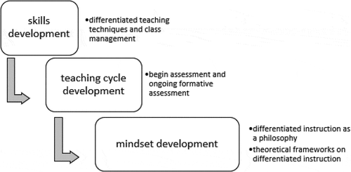 Figure 3. Professional development focused on differentiated instruction