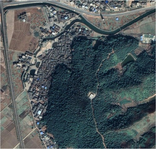 Figure 2. Satellite Image of Banliang Village (Caption: This satellite image of Banliang Village is provided by the Centre National d'Études Spatiales (CNES) and Airbus Group (Airbus). The image was captured on December 31, 2020. For presentation purposes, the image has been cropped and compressed).