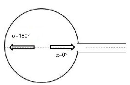 Figure 1 Bidimensional schematic representation of the cavity.