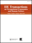 Cover image for IISE Transactions on Occupational Ergonomics and Human Factors, Volume 1, Issue 4, 2013