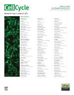 Cover image for Cell Cycle, Volume 10, Issue 1, 2011