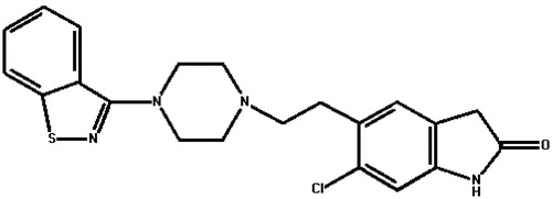 Figure 1. Chemical structure of ziprasidone.