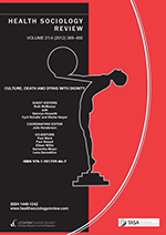 Cover image for Health Sociology Review, Volume 21, Issue 4, 2012