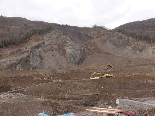 Figure 3. On-site photograph of test site (Akatani region).