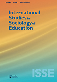 Cover image for International Studies in Sociology of Education, Volume 32, Issue 2, 2023