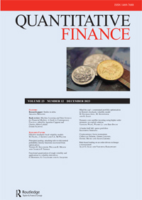 Cover image for Quantitative Finance, Volume 23, Issue 12, 2023